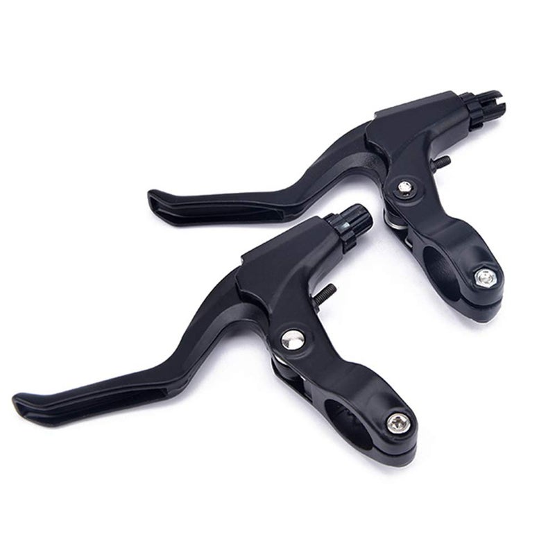Yimaa 1 Pair Bicycle Brake Levers Universal Bike Brakes Handle Replacement Aluminum Bycicle Parts and Accessories for Mountain Bike, Road Bike, Folding Bike, MTB, 2.2cm Diameter - Image 1